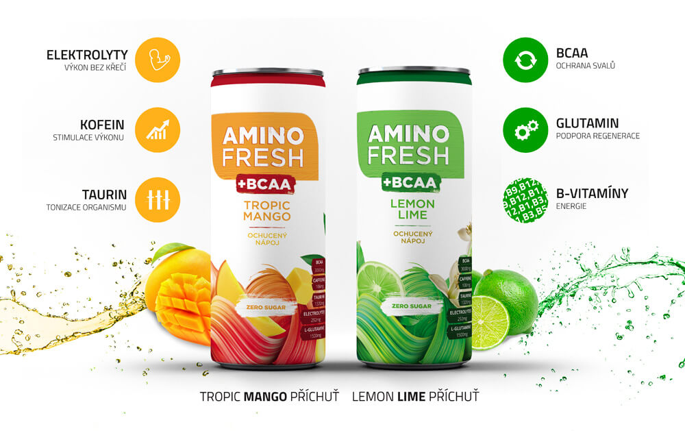 Fresh2Go AminoFresh BCAA drink Stay STRONG be FRESH Fitness